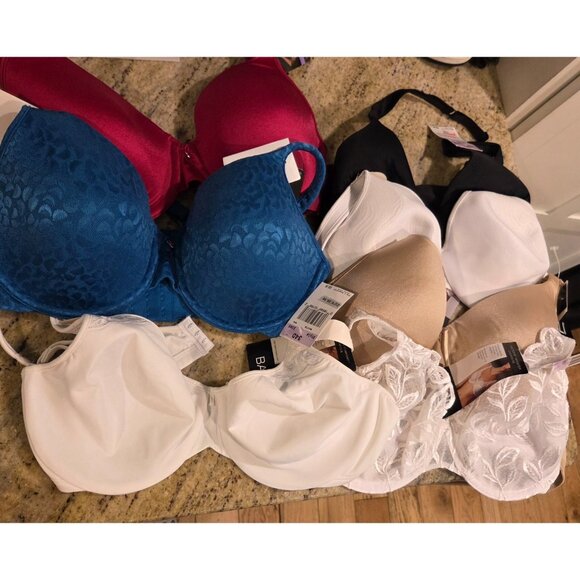 New! Lot of 7 Bali Bras 34D 3385 3373 3470 3102 4669 3470
